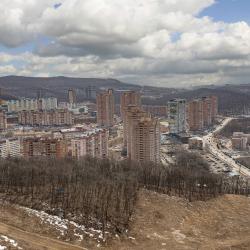 Фото Отель Новая просторная студия, в развитом районе с шикарным видом