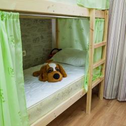 Кровать в 8-местном общем номере (удобства на этаже)