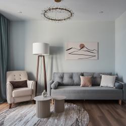 Фото Отель ЖИВИТЕ У МОРЯ! Шикарная трехкомнатная квартира в премиальном ЖК .Панорамный вид на море и горы (парковка, Wi-Fi)