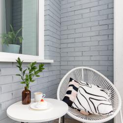 1-комнатные апартаменты стандарт Happy house с видом на реку