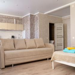 Апартаменты студия Right Room на Пухова д.56 вид на город