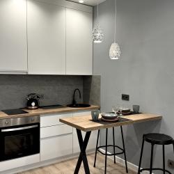 2-местные 1-комнатные апартаменты студия Октябрьская 16 с 1 двуспальной кроватью