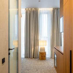 Номер полулюкс с 1 двуспальной кроватью и диваном