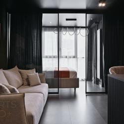 Апартаменты студия на 16 этаже ул.Ново-Садовая 106Гк1