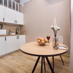 2-местные 1-комнатные апартаменты студия с 1 двуспальной кроватью