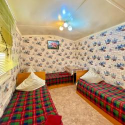 Бунгало эконом с 3 односпальными кроватями