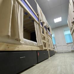 Кровать в 8-местном общем номере