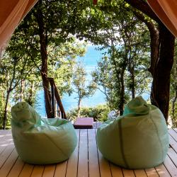 Сафари тент с 1 двуспальной кроватью