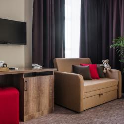 Номер полулюкс с 1 двуспальной кроватью