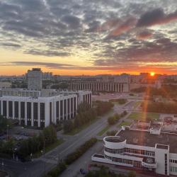 Апартаменты студия RoomyRoom City lights с видом на город