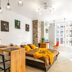 1-комнатные апартаменты студия Ростовская обл., Ростов-на-Дону, Красноармейская ул., 157Вс1