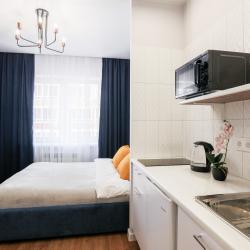 1-комнатные апартаменты студия без балкона