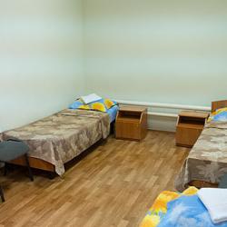 Номер эконом с 3 односпальными кроватями (блок, общие удобства)