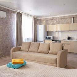 Апартаменты студия Right Room на Пухова д.56 вид на город