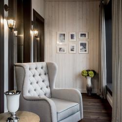 Белое шале в деревне Изубрица