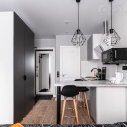 Апартаменты студия с 1 двуспальной кроватью