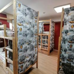 Койко-место на двухъярусной кровати в 8-местном номере (удобства на этаже)