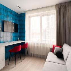 1-комнатные апартаменты студия ул. Берзарина 30А Blue