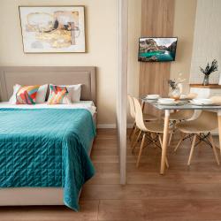 4-местные 1-комнатные апартаменты студия