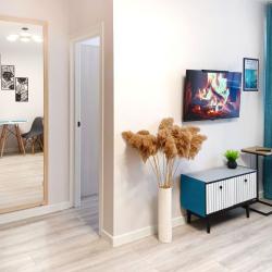 Фото Отель Уютная квартира в новом ЖК рядом с Немецкой деревней, Экспоград Юг