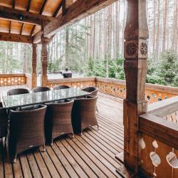 Фото Отель Охта Парк коттеджи