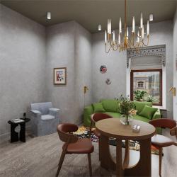 2-комнатные апартаменты люкс HOHLOMA