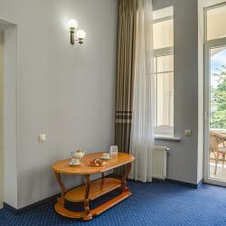 Номер люкс семейный с 1 двуспальной кроватью