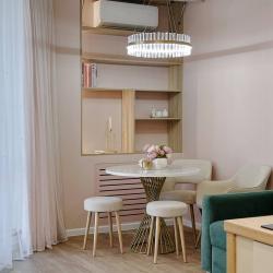 2-местные 1-комнатные апартаменты студия с 1 двуспальной кроватью