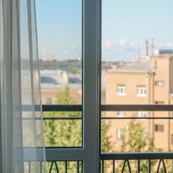 1-комнатные апартаменты студия с 2 односпальными кроватями