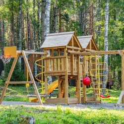 Дом с видом на лес c 2-мя спальнями 54м2