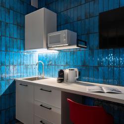 1-комнатные апартаменты студия ул. Берзарина 30А Blue