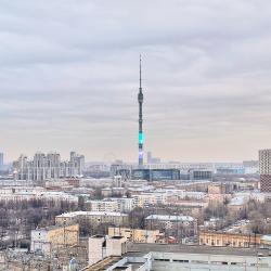 1-комнатные апартаменты студия с панорамными окнами на 21  этаже небоскреба бизнес-класс а ЖК D1