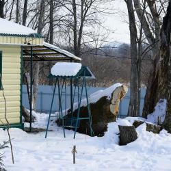 Коттедж эконом с 3 двуспальными кроватями