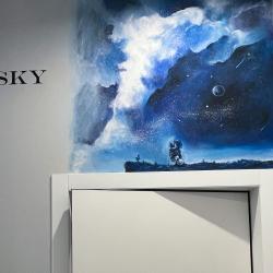 1-комнатные апартаменты студия с 1 двуспальной кроватью SKY