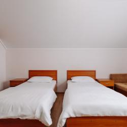 3-местный 1-комнатный номер стандарт с 2 односпальными кроватями (мансарда)