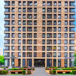2-местные 1-комнатные апартаменты эконом Москва, ул. Смольная, 44, к.1 с 2 односпальными кроватями (без окна)