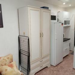 3-местные 1-комнатные апартаменты студия с 1 односпальной и 1 двуспальной кроватью