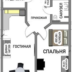 Фото Апартаменты на улице Грибоедова 46а