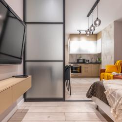 1-комнатные апартаменты стандарт Ростовская обл., Ростов-на-Дону, Красноармейская ул., 157В/83с1