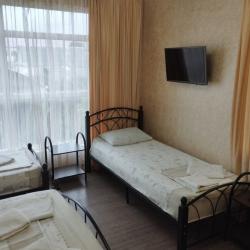 Номер стандарт с 2 односпальными и 1 двуспальной кроватью