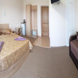 Номер стандарт семейный с 1 двуспальной кроватью и диваном