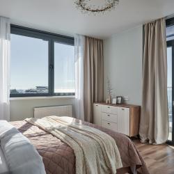 Фото Отель ЖИВИТЕ У МОРЯ! Шикарная трехкомнатная квартира в премиальном ЖК .Панорамный вид на море и горы (парковка, Wi-Fi)