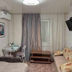 3-местные 1-комнатные апартаменты студия с 1 односпальной и 1 двуспальной кроватью