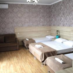 Комната стандарт с 2 односпальными и 1 двуспальной кроватью