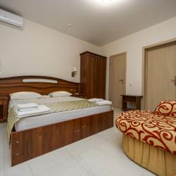 Номер стандарт с 1 двуспальной кроватью (цокольный этаж)