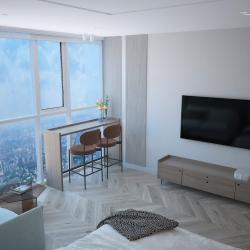 Фото Отель Студия с современным ремонтом и потрясающим видом на Русский Мост