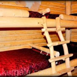 Шале с 2 двуспальными кроватями и 1 двухъярусной кроватью