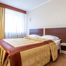 2-местный 1-комнатный номер студия улучшенный с 1 двуспальной кроватью