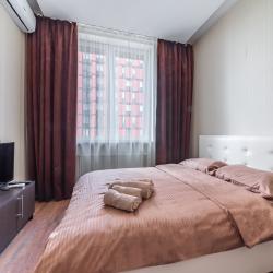 2-местные 1-комнатные апартаменты студия ул. Автозаводская, 23с931к4 с 1 двуспальной кроватью
