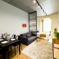 Апартаменты студия Almaty city, Abay avenue 38, 4 block, 84 (8401) apt